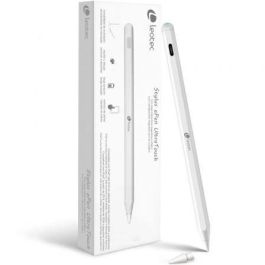 Leotec Stylus ePen UltraTouch para iPad (2018+) con Carga Magnética, Inclinación y Rechazo de Palma, Precisión Profesional para Dibujo y Escritura