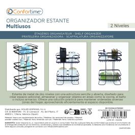 Estantería Metal Multiuso 2 Niveles Inde (4 Unidades) Estantería Metal Multiuso 2 Niveles Inde (4 Unidades)