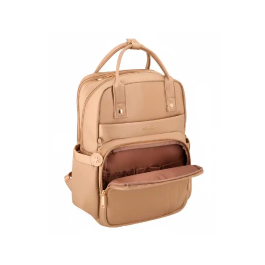 Antartik Mochila Nova Compartimentos Nailon Repelente Agua Beige 410x180x320 mm