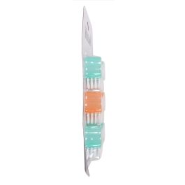 Wooow Set de 3 Cepillos de Plástico Multiuso - 2.5 x 4.5 x 8 cm (36 Unidades)