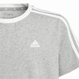 Camiseta de Manga Corta Infantil Adidas Gris