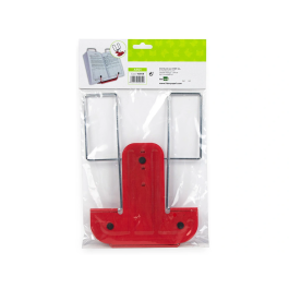 Liderpapel Atril Base Metálica Ángulo Ajustable Soporte Parte Posterior 195x235 mm Color Rojo