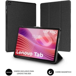 Subblim Funda Shock Case para Lenovo Tab 10,1" 2025 Negra - Protección 360° con SmartCover y Cierre Magnético (SUBCST-5SC140)