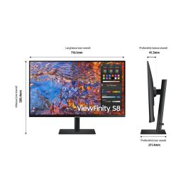 Samsung Viewfinity 8 LS32B800PXU/XEN Monitor 32 Pulgadas 4K UHD IPS DisplayHDR 600 USB-C 90W