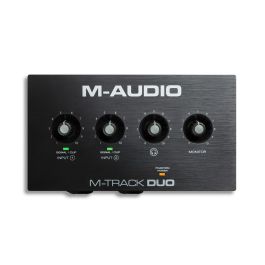 MAUDIO M-Track Duo Interfaz de Audio USB 2 Canales con Entradas Combo XLR/Jack e Instrumento
