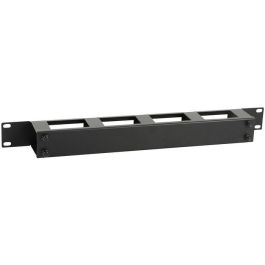 Lanview Panel de Gestión de Cables Tipo S 1U 19 Pulgadas para Armario Rack con Cubierta Desmontable sin Herramientas Negro Lanview Panel de Gestión de Cables Tipo S 1U 19 Pulgadas para Armario Rack con Cubierta Desmontable sin Herramientas Negro