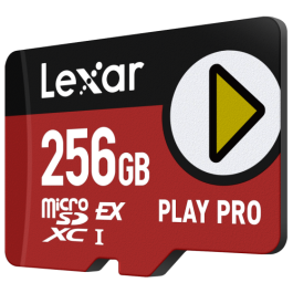 Lexar Tarjeta de memoria PLAY PRO microSDXC Express 256 GB AAASO06286 Velocidad de lectura hasta 900 MB/s