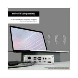 CalDigit TS4 Thunderbolt 4 Dock 18 Puertos USB-C USB-A SD 4 98W PD 8K/Dual 6K/4K Display 2.5GbE LAN