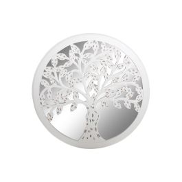 DKD Home Decor Decoración de Pared Estilo Indio Blanco con Espejo y Madera de Mango Diseño Árbol 60x60x2 cm Precio: 41.50000041. SKU: S3013987