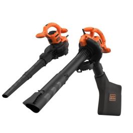 Aspirador Soplador con Cable BLACK+DECKER BEBL260-QS 2600W - Capacidad 40L Volumen de aspiración 11,8m3/min