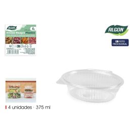Algon Set 4 Envase Bisagra Ops 375ml - 13 x 5 x 16 cm (24 Unidades) Precio: 14.58999971. SKU: B152YT4T3K