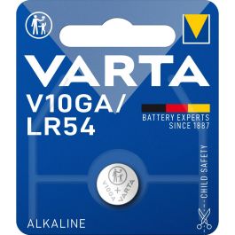 Varta Pila Botón Alcalina LR54 V10GA 1,5V Ø11,6x3,0mm No Recargable