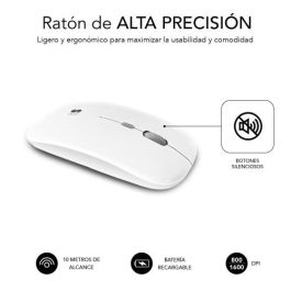 SUBBLIM Combo Multidispositivo Compacto Plateado/Blanco