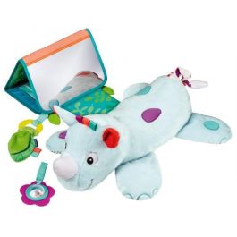 Ravensburger -PLAY + - Cojín de actividad rinoceronte 3 en 1 - Desde el nacimiento - Versión francesa - 34010