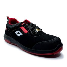 Omp Zapatillas de Trabajo Seguridad S3 SRC ESD Pro Urban Negro Rojo OMPS90024716 Talla 47