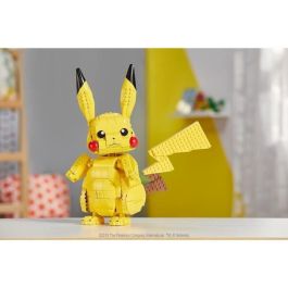 Mega Bloks Fvk81 Pokémon Pikachu Gigante Figura Construible Articulable 30cm