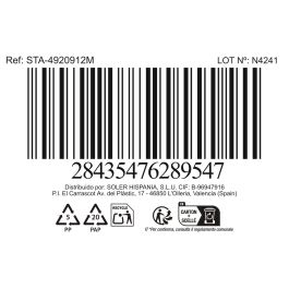 Inde #-36-Mug Jumbo Taza 380cc Mondoñedo Marrón - Diámetro 9 cm, Alto 11 cm, Peso 337 g (12 Unidades)