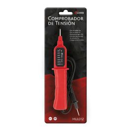 Nimo Comprobador de Tensión con Indicador LED, Rango 6-400V AC/DC, Frecuencia 0-60Hz