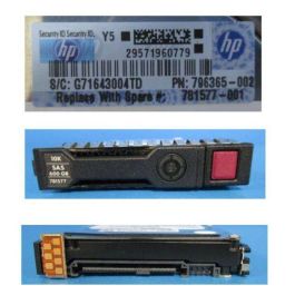 Hewlett Packard Enterprise 600GB HDD SAS 10000rpm 2.5" Disco Duro para Servidor: Sustituto de Calidad HP