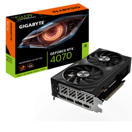 Gigabyte GeForce RTX 4070 WINDFORCE 2X OC 12G NVIDIA 12 GB GDDR6X Gigabyte GeForce RTX 4070 WINDFORCE 2X OC 12G NVIDIA 12 GB GDDR6X