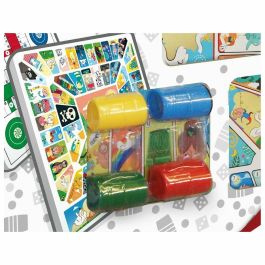 Cayro Tablero de Juegos Parchís y Oca de Madera 40x40 cm con Accesorios, para Niños 3+ años