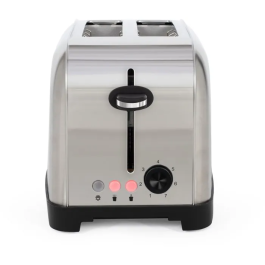 Livoo Tostadora DOD196 de 2 rebanadas, 850 W, acero inoxidable, termostato con 7 niveles regulables