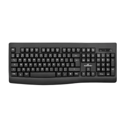 Bluestork Teclado Inalámbrico Recargable - Negro BLU3760162066678