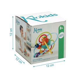 KioKids Sonajero Mordedor Elipse Multicolor para Bebés +3 Meses