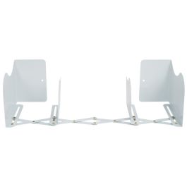 Home Deco Factory Sujetalibros Extensible Blanco Vallee Outlet 9-46 cm Práctico