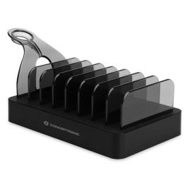 Conceptronic OZUL02B Estación de Carga 75W USB-C PD, 6x USB-A, Carga Rápida para Apple Watch, Nintendo Switch, iPad, iPhone, Samsung