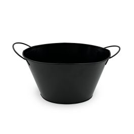 Inde Cubo de Metal Oval con Asa Metal Blak 22.5 cm - My Bar, 17.6 x 16.1 x 28 cm (12 Unidades) Inde Cubo de Metal Oval con Asa Metal Blak 22.5 cm - My Bar, 17.6 x 16.1 x 28 cm (12 Unidades)