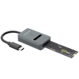 AISENS - USB-C DOCK M.2 (NGFF) ASUC-M2D012-GR SATA/NVME A USB3.1 GEN2, GRIS