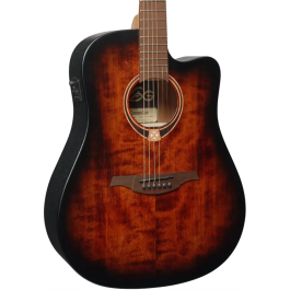 LAG Guitarra Cústica Electroacústica Tramontane 70 A/E Dreadnought Cutaway Sunburst Precio: 408.720576. SKU: B183NSA4GV