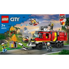 Lego City Juego de Construcción Camión de Bomberos Unidad Móvil de Control de Incendios, 502 Piezas, Edad 7+ Años