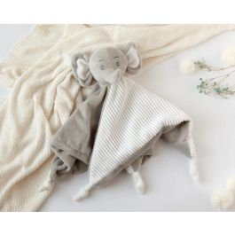 KioKids Doudou Elefante Gris Para Bebés +0 Meses Juguete de Apego Suave
