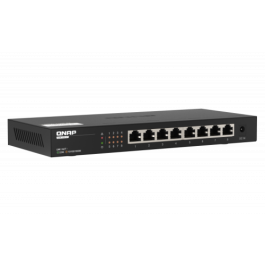 QNAP QSW-1108-8T Switch de Red Multi-Gigabit 8 Puertos RJ-45 2.5GbE, No Gestionable, Plug & Play, Silencioso, Detección de bucles QNAP QSW-1108-8T Switch de Red Multi-Gigabit 8 Puertos RJ-45 2.5GbE, No Gestionable, Plug & Play, Silencioso, Detección de bucles