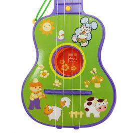 Reig Guitarra 4 Cuerdas Musical para Niños +3 Años - Emite Sonidos, en Bolsa 36x15x4 cm