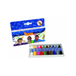 Jovi Estuche 10 Barras De Maquillaje En Barra 5,6 gr Colores Surtidos Maquillaje Seguro Inocuo Para Todo Tipo De Pieles Facil Limpieza