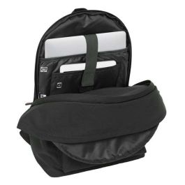El Ganso Mochila Doble para Portátil 15,6" + USB Basics Black 31x44x18 cm