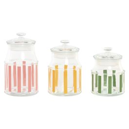 DKD Home Decor Bote Moderno de Cristal Multicolor 11.6 x 20.6 x 11.6 cm Set de 3 apto para lavavajillas DKD Home Decor Bote Moderno de Cristal Multicolor 11.6 x 20.6 x 11.6 cm Set de 3 apto para lavavajillas Precio: 11.68999997. SKU: B1CSZW6BQF