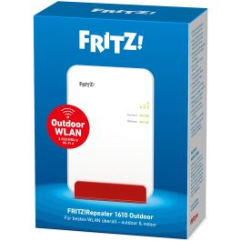 AVM FRITZ REPEATER 1610 OUTDOOR Repetidor de Red Wifi 6 3000 Mbit/s Ethernet Blanco Ethernet Gigabit Ethernet PoE+ IP54