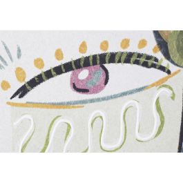 DKD Home Decor Cuadro Boho Multicolor Rosa 4.5 x 103 x 103 cm (2 Unidades)