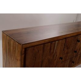 DKD Home Decor Buffet Colonial Marrón Negro 178 x 77 x 40 cm