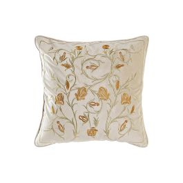 DKD Home Decor Cojin Shabby Dorado 45 x 45 x 10 cm Poliester con Flores Precio: 15.49999957. SKU: S3041517