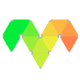 Phoenix Technologies Astral Kit De Iluminación Modular RGB, WiFi, Paneles Triangulares, Control por App Phoenix Technologies Astral Kit De Iluminación Modular RGB, WiFi, Paneles Triangulares, Control por App
