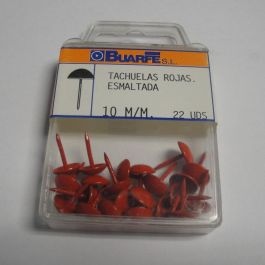 DUVER Tachuelas de 10mm en Blister, Color Rojo, Acabado Rojo DUVER Tachuelas de 10mm en Blister, Color Rojo, Acabado Rojo Precio: 1.49999949. SKU: B1BCCY3LE8