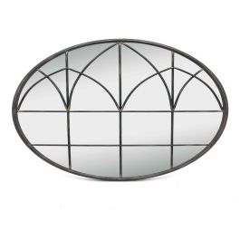 DKD Home Decor Espejo Moderno Negro Metal y Espejo 76 x 76 x 4 cm Precio: 80.50000046. SKU: S3019196