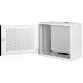 Digitus Carcasa de pared SOHO 9U 540x400x460mm, rack de red para montaje en pared, gris, 60kg de capacidad