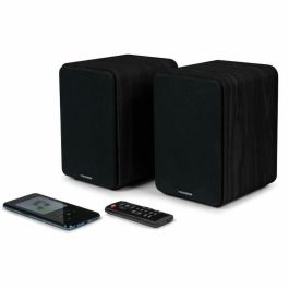 THOMSON WS600DUO - Juego de 2 altavoces con caja de madera - 100W - Bluetooth 5.0 - 2 salidas RCA - Negro THOMSON WS600DUO - Juego de 2 altavoces con caja de madera - 100W - Bluetooth 5.0 - 2 salidas RCA - Negro