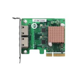 QNAP Tarjeta de Red QXG-2G2T-I225 con Controlador Intel I225-LM | Dual Puertos RJ45 2.5 GbE | Compatible con NAS y PC | PCIe x2 Precio: 137.50000044. SKU: B1DX3KHFBG